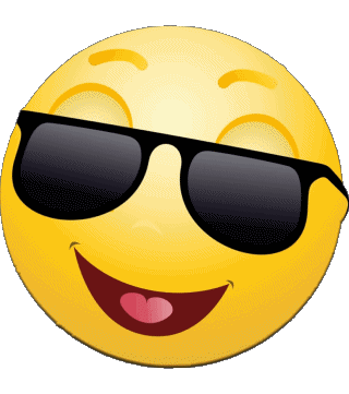 Lunettes de Soleil Emoticônes Messages 