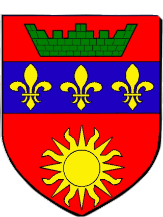 Blasón-Blasón BASSE TERRE 971 Departamentos - Ciudades Francia Banderas 