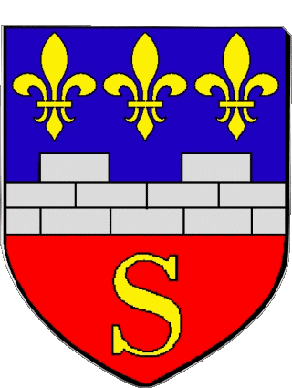 Blason-Blason SAUMUR 49 Départements - Villes France Drapeaux 