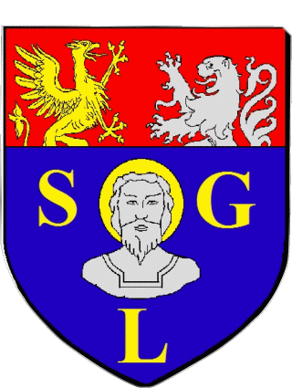 Blasone-Blasone SAINT GENIS LAVAL 69 Dipartimenti - Città Francia Bandiere 