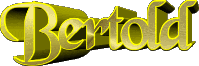 Bertold B MASCULINE - German First Names 