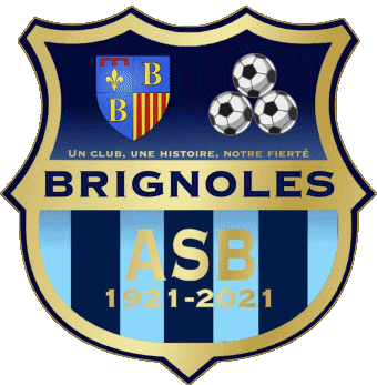 As. Brignoles 83 - Var Provence-Alpes-Côte d'Azur FootBall Club France Logo Sports 