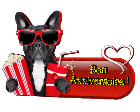 009 Animaux Bon Anniversaire Französisch Nachrichten 