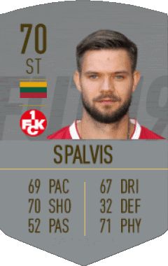 Lukas Spalvis Lituania F I F A - Giocatori carte Videogiochi Multimedia 