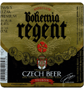Bohemia-Regent Republica checa Cervezas Bebidas 