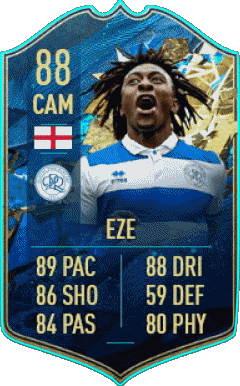 Eberechi Eze Angleterre F I F A - Joueurs Cartes Jeux Vidéo Multi Média 