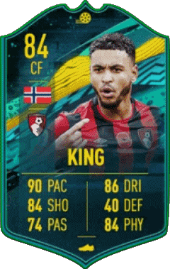 Joshua King Norvège F I F A - Joueurs Cartes Jeux Vidéo Multi Média 