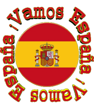 Bandera Vamos España Espagnol Messages 