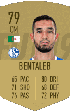 Nabil Bentaleb Argelia F I F A - Jugadores  cartas Vídeo Juegos Multimedia 