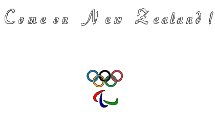 Olympic Games Come on New Zealand English Messages 
