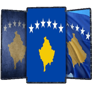 Forma Kosovo Europa Banderas 