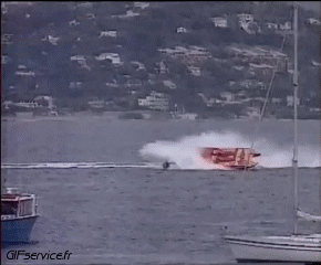 Offshore Power Boat Bateaux Transports Humour - Fun 