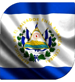 Carré Salvador Amériques Drapeaux 