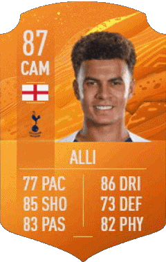 Dele Alli Inghilterra F I F A - Giocatori carte Videogiochi Multimedia 