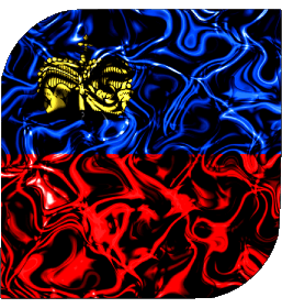 Quadrato Liechtenstein Europa Bandiere 