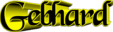 Gebhard G Mann - Deutschland Vorname 