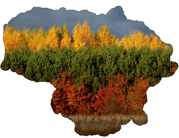 Map Lithuania Europe Flags 