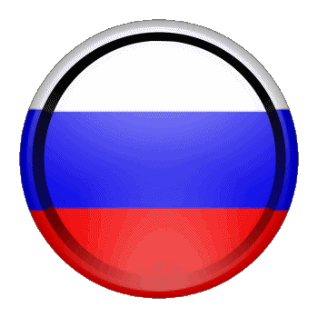 Round - Rings Russia Europe Flags 