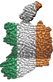 Map Ireland Europe Flags 