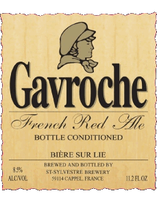 Gavroche Francia continental Cervezas Bebidas 