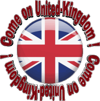 Map - Flag Come on United-Kingdom Inglés Mensajes 