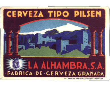 Alhambra Spanien Bier Getränke 