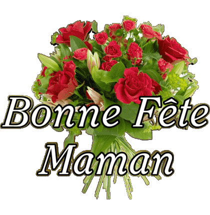 04 Bonne Fête Maman Francés Mensajes 
