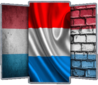 Form Luxemburg Europa Fahnen 