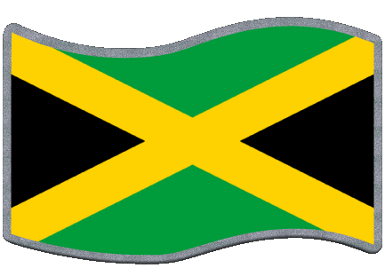 Rectángulo Jamaica América Banderas 