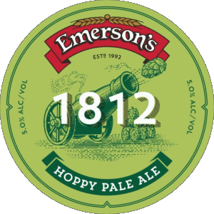 1812-1812 Emerson's Neuseeland Bier Getränke 