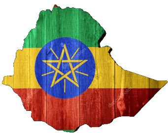 Map Ethiopia Africa Flags 