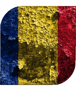 Quadrato Romania Europa Bandiere 