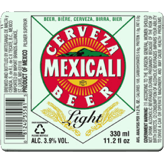 Mexicali Mexiko Bier Getränke 