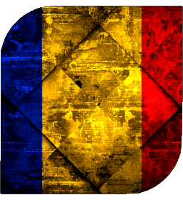 Carré Tchad Afrique Drapeaux 