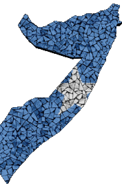 Carte Somalie Afrique Drapeaux 