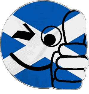 Smiley - OK Scotland Europe Flags 
