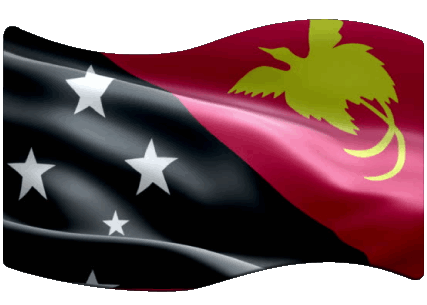 Rectangle Papua New Guinea Oceania Flags 