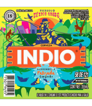 Indio Mexico Cervezas Bebidas 