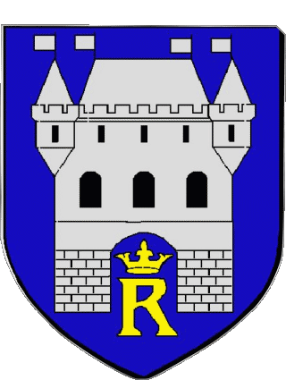 Blasón-Blasón ROMANS SUR ISERE 26 Departamentos - Ciudades Francia Banderas 