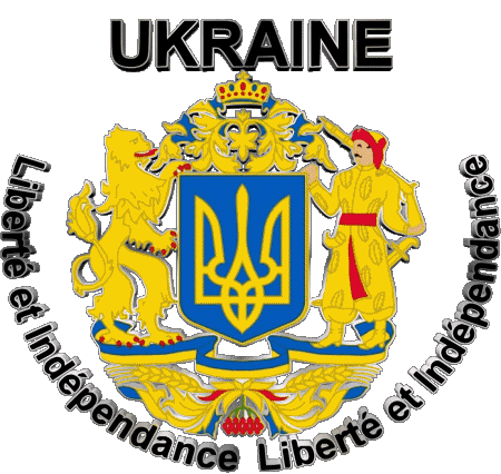 Liberté et Indépendance Ukraine Europe Drapeaux 