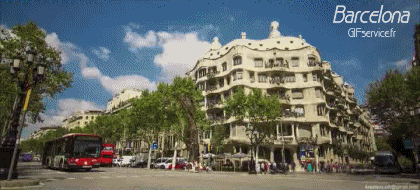Espagne - Barcelone Luoghi - TimeLapse Umorismo -  Fun 