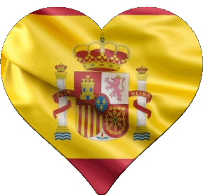Corazón España Europa Banderas 