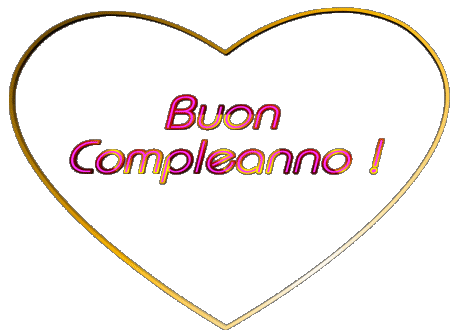 001 Cuore Buon Compleanno Italiano Mensajes 