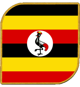 Platz Uganda Afrika Fahnen 