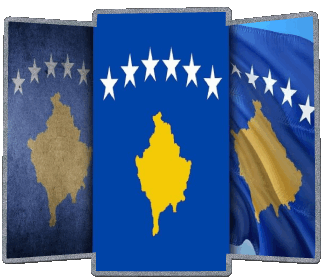 Forma Kosovo Europa Banderas 