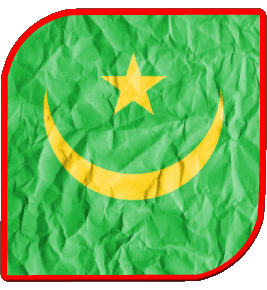 Plaza Mauritania África Banderas 