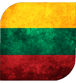 Square Lithuania Europe Flags 