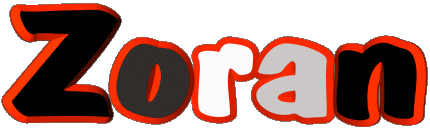 Zoran Z MANN - Frankreich Vorname 