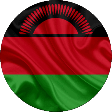 Rond Malawi Afrique Drapeaux 