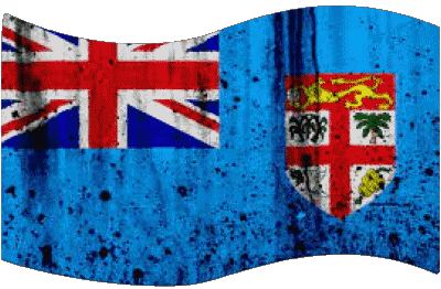 Rectángulo Fiyi Oceanía Banderas 